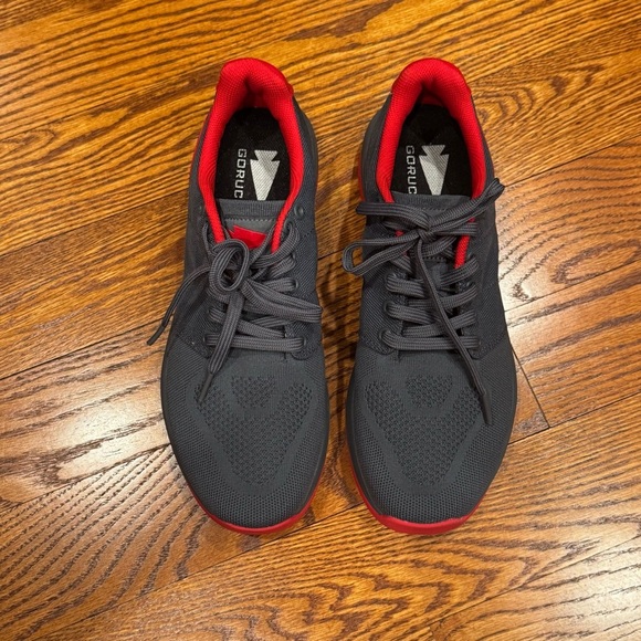 Goruck MEN'S BALLISTIC TRAINERS - WOLF GREY + HIGH RISK RED size 9 NWOB - Picture 7 of 11